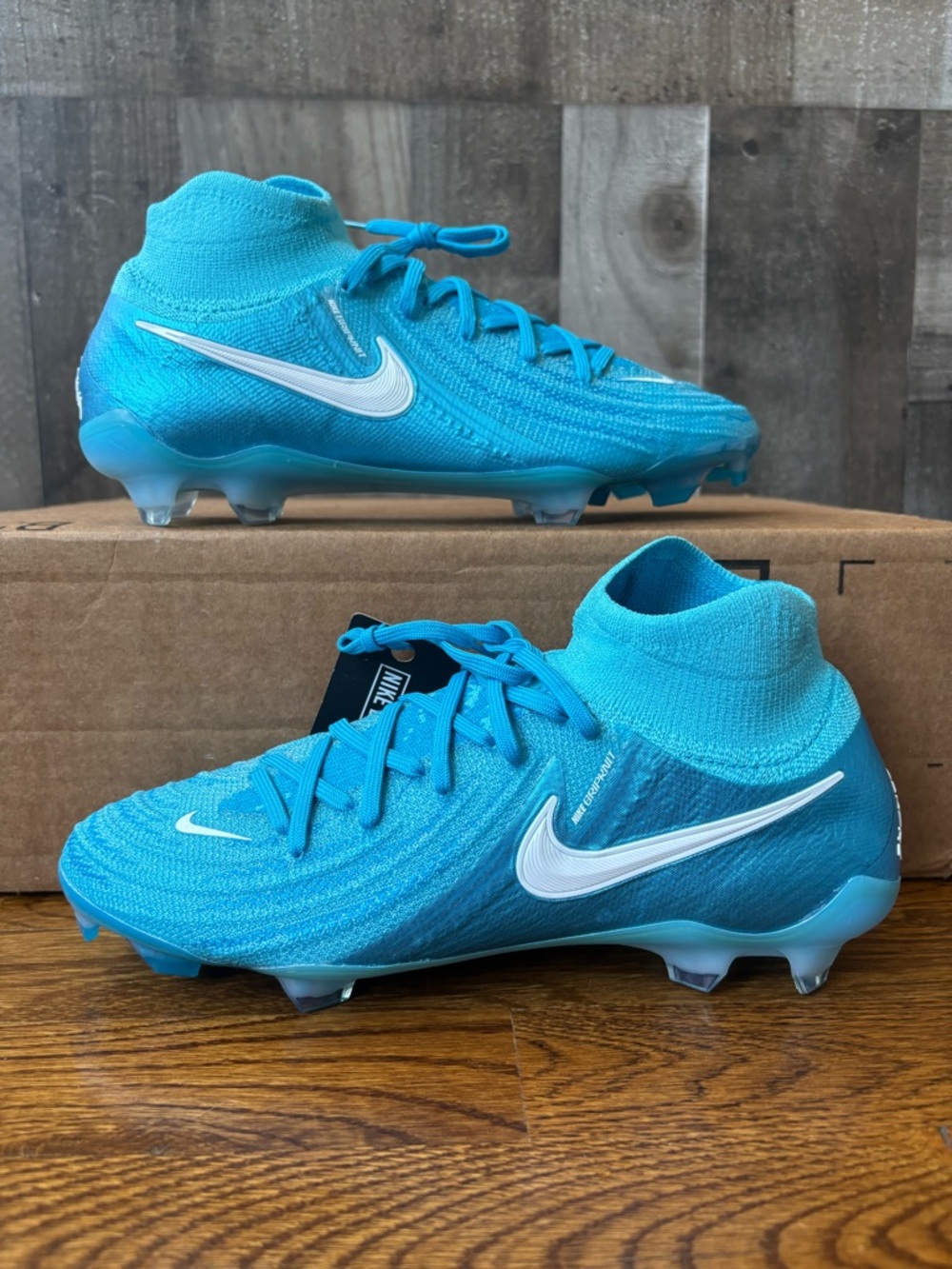 Nike Phantom Luna II Elite FG Soccer Cleats Blue Fury Men’s